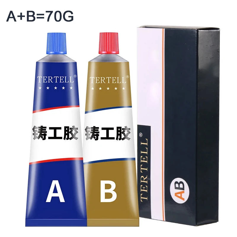 High Strength Metal Repair Glue Strong Cold Welding Glue Magic Plastic Repair Casting Adhesive Heat Resistance AB Glue Sealant