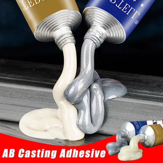 High Strength Metal Repair Glue Strong Cold Welding Glue Magic Plastic Repair Casting Adhesive Heat Resistance AB Glue Sealant